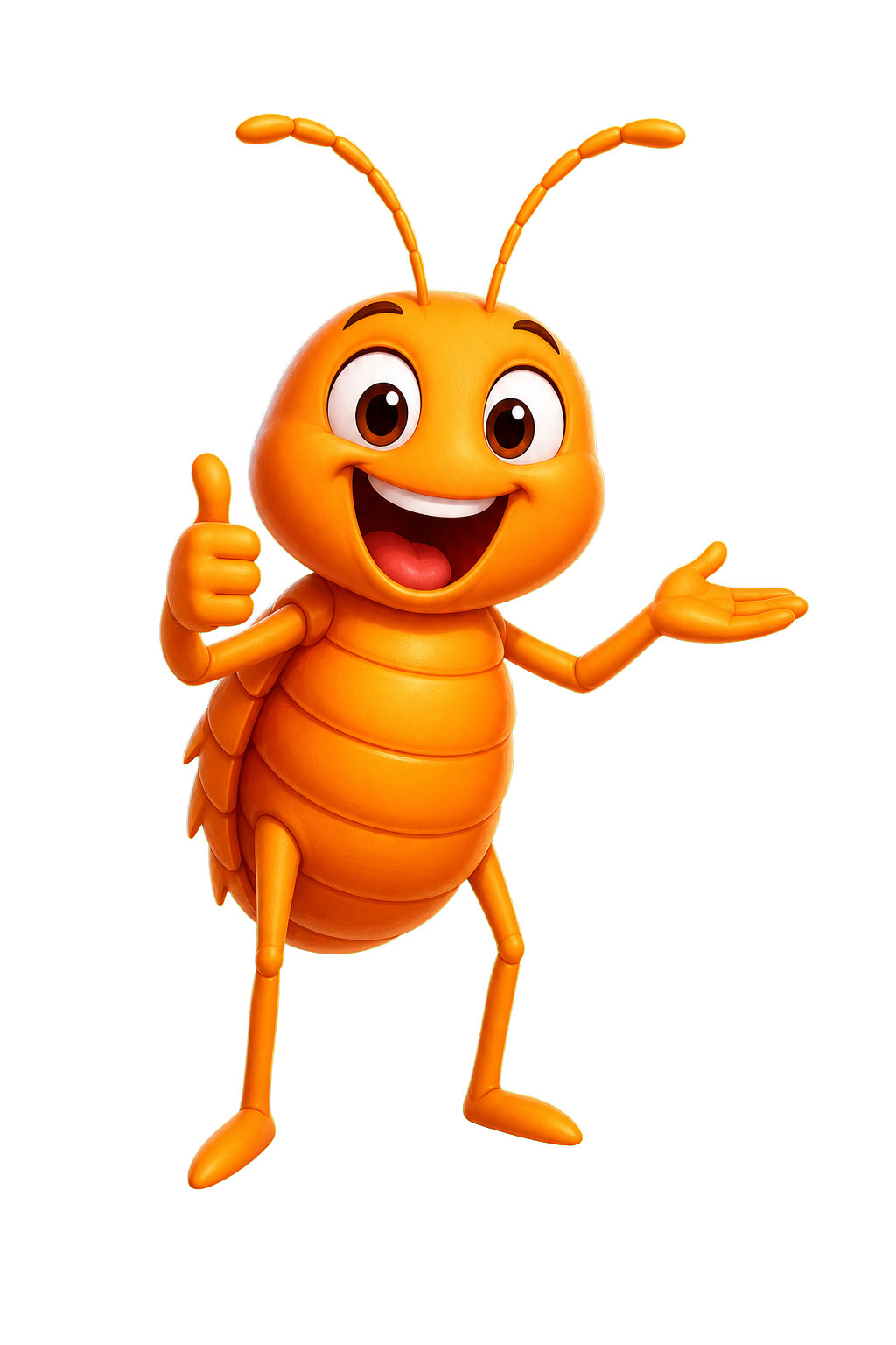 Animated Flea mascot helping you choose an account